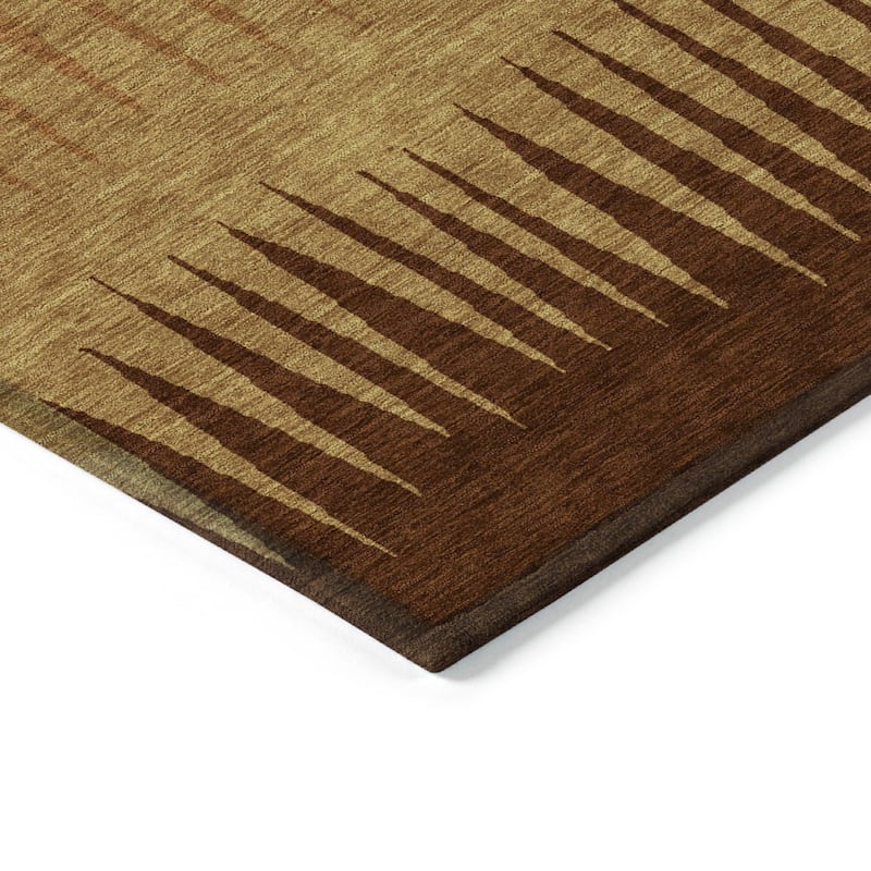 Machine Washable Indoor/ Outdoor Chantille Ombre Contemporary Rug