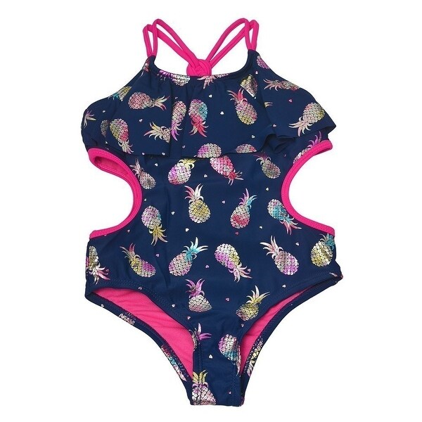 pineapple print swimsuit