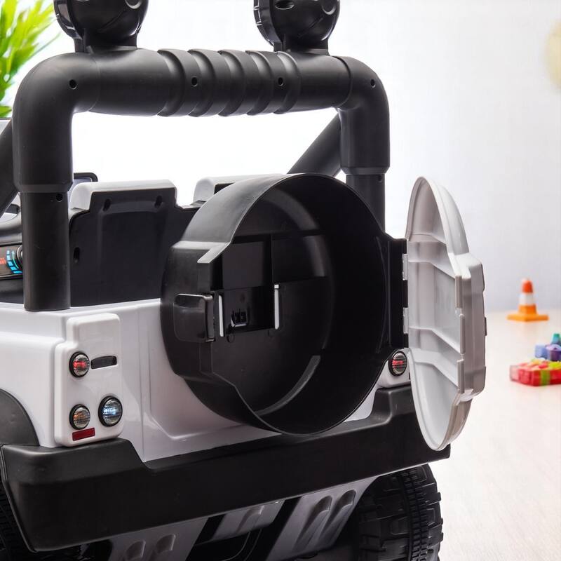 24V Licensed Land Rover Defender Ride-On Car for Kids with Remote Control, Motors,Bluetooth Music, LED Lights - Electric Vehicle