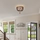 preview thumbnail 23 of 30, OYIPRO 3 - Light 12'' Bohemia Beaded Flush Mount Light Fixtures