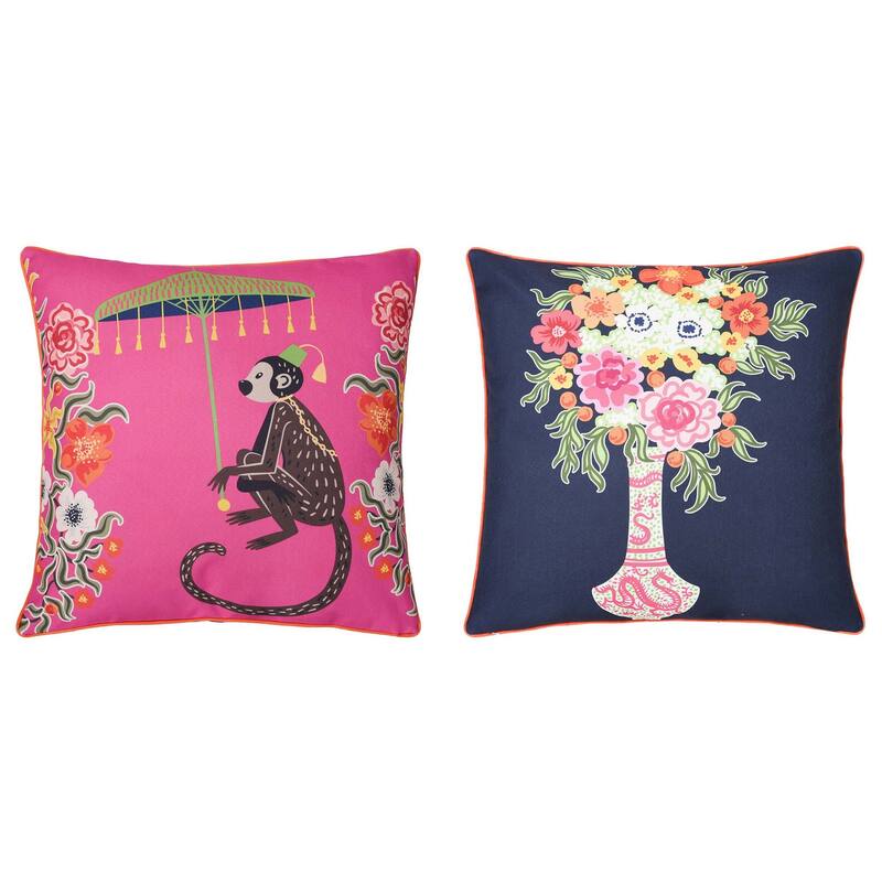 Dann Foley Velvet Double Sided Pillow