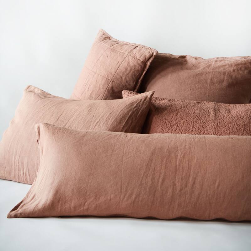 French Linen Quilted Sham Set by BOKSER HOME