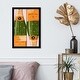 preview thumbnail 11 of 20, Oliver Gal 'Shiny Champagne' Drinks and Spirits Wall Art Framed Print Champagne - Green, Orange 16 x 24 - Black