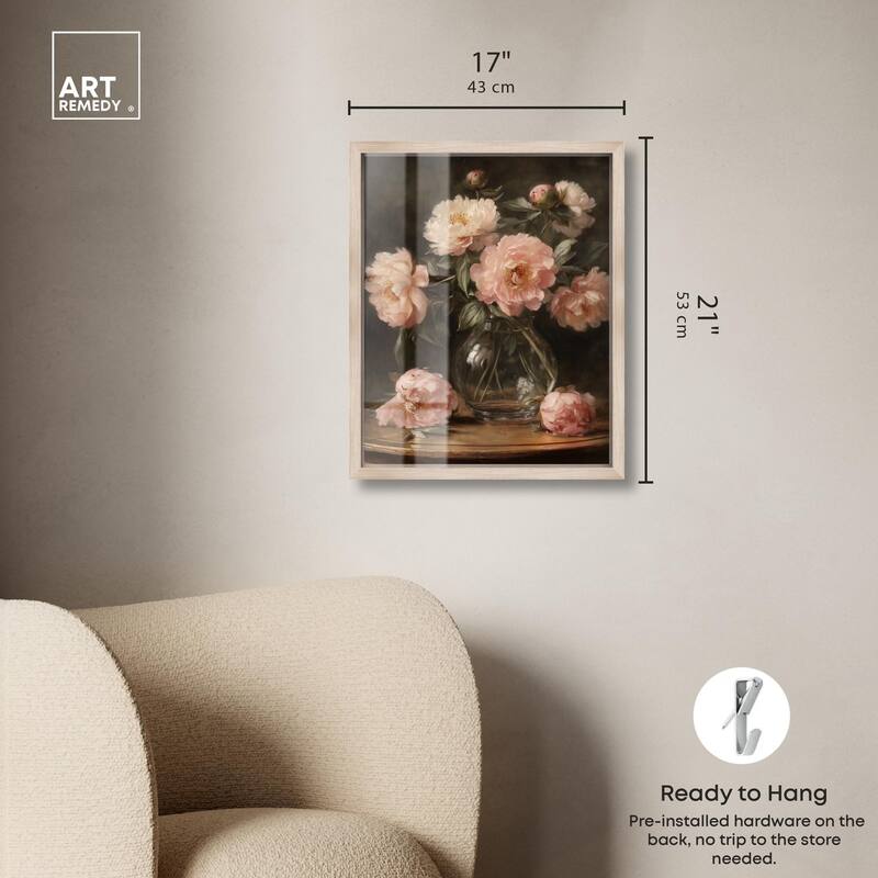 Vintage Velvet Vase Shadowbox by Art Remedy
