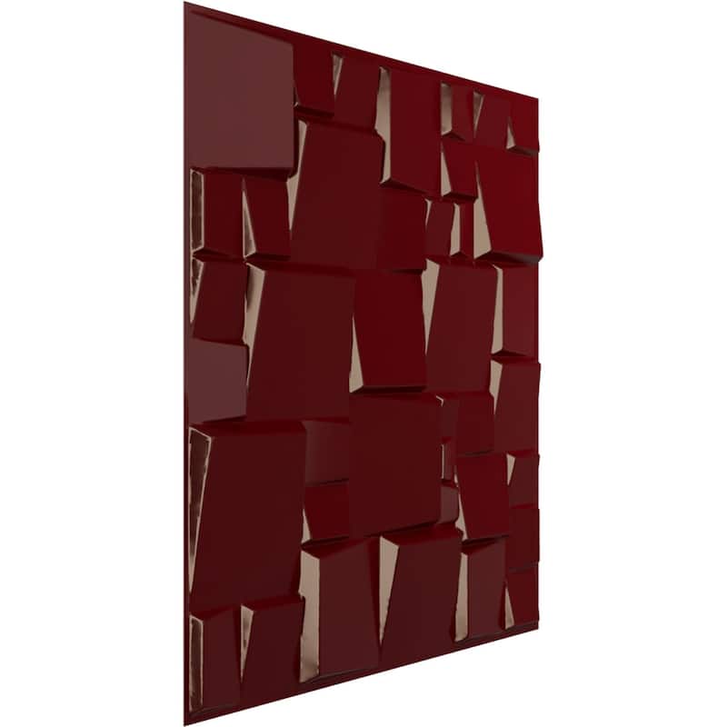 19 5/8"W x 19 5/8"H Modern Square EnduraWall Decorative 3D Wall Panel