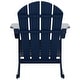 preview thumbnail 24 of 98, Polytrends Laguna Adirondack Eco-Friendly Poly All-weather Outdoor Rocking Chair