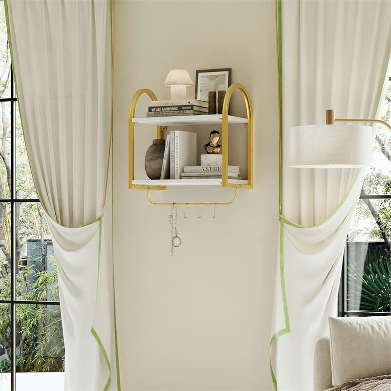 Floating Shelves for Wall Mounted - 9.5"D x 16"W x 17.4"H