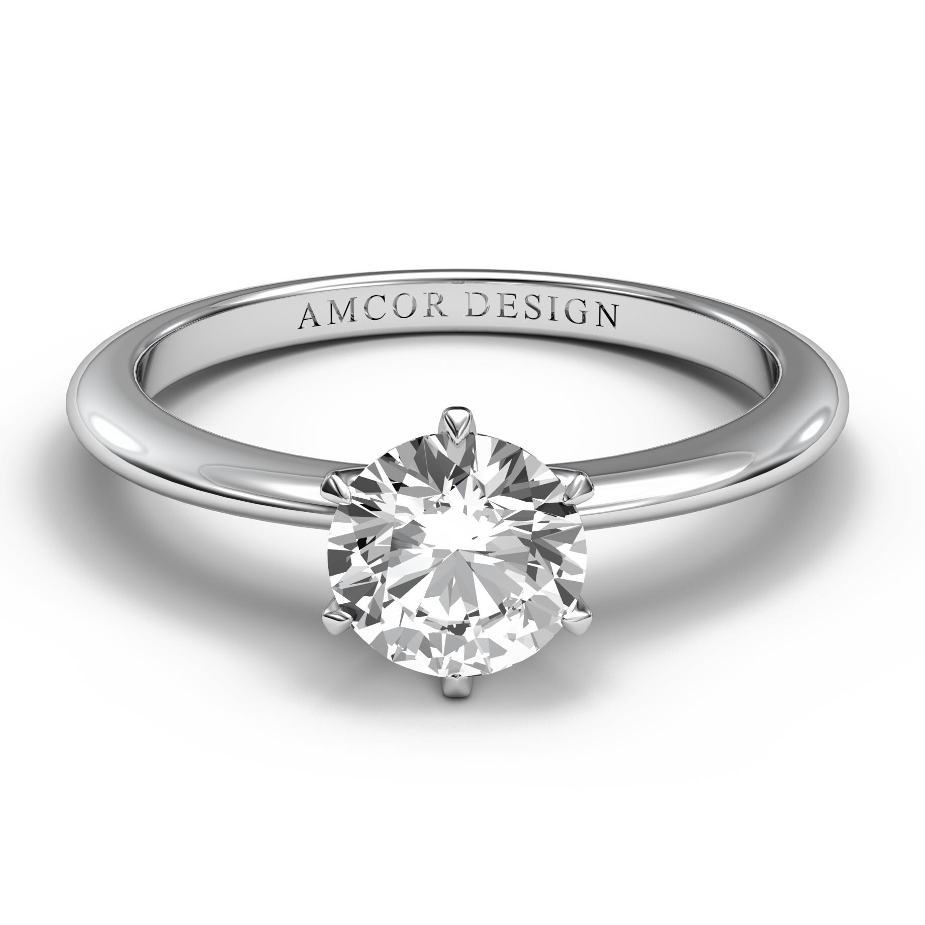 0.5carat Round Cut Diamond Ladies Solitaire Halo Engagement Ring 10K Gold 