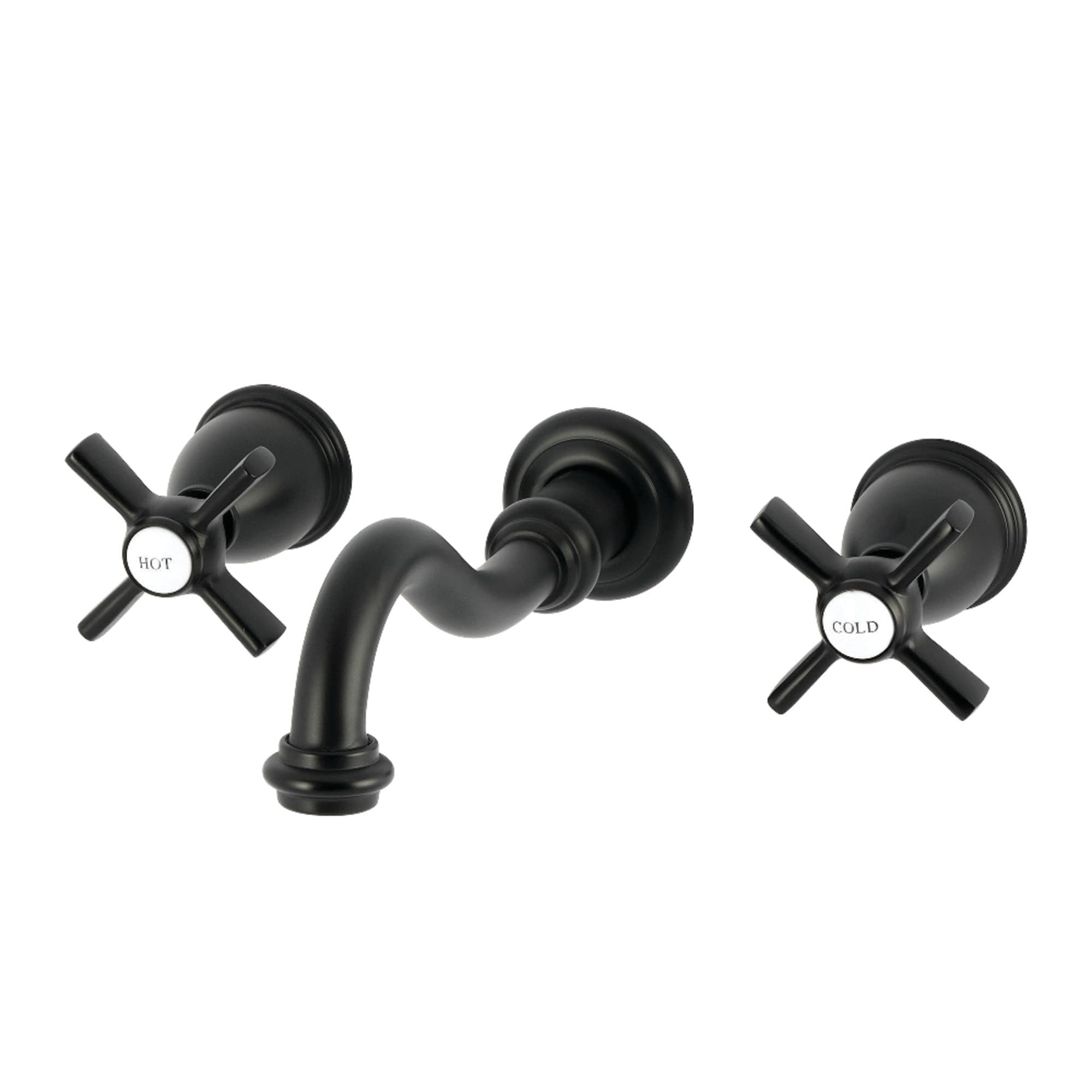 Kingston Brass Millennium Two-Handle Wall Mount Roman Tub Faucet