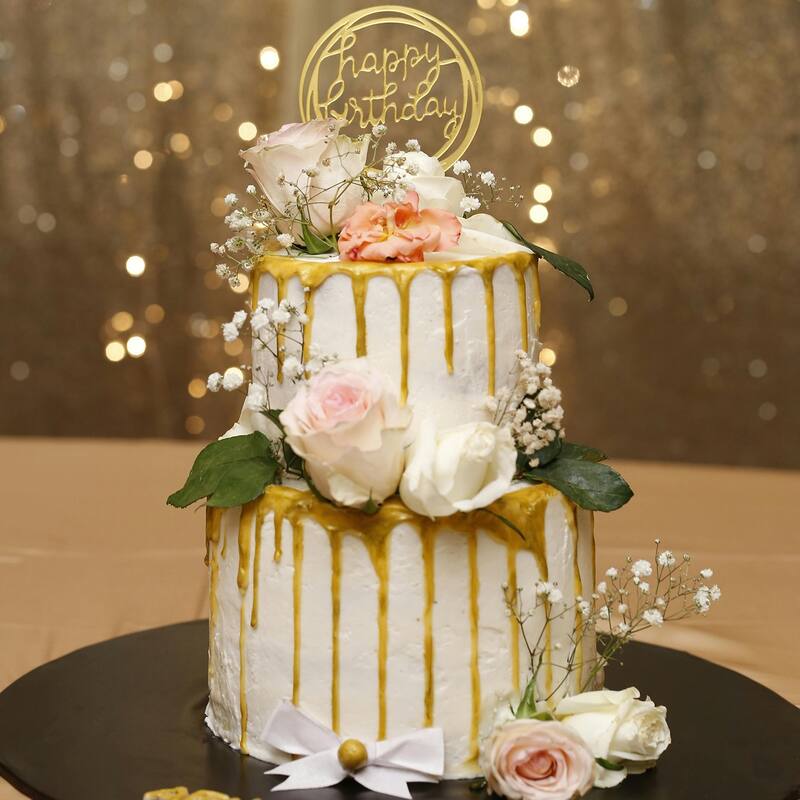 12Pcs Cake Dowel Rods Cake Separator Plates Clear for 4, 6, 8 inch Cake - White