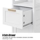 preview thumbnail 7 of 24, VECELO Tilt Out Laundry Hamper Cabinet with Laundry Baskets Hamper Bathroom Storage Cabinet Laundry Cabinet with Drawer