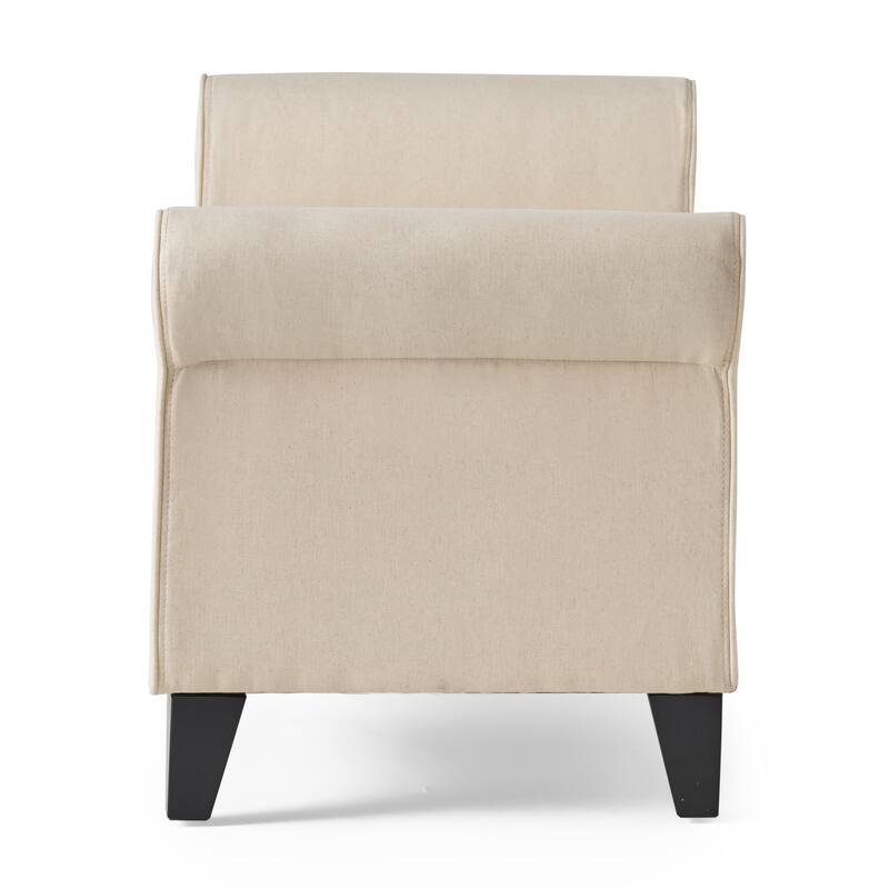 Hayes Armed Storage Bench