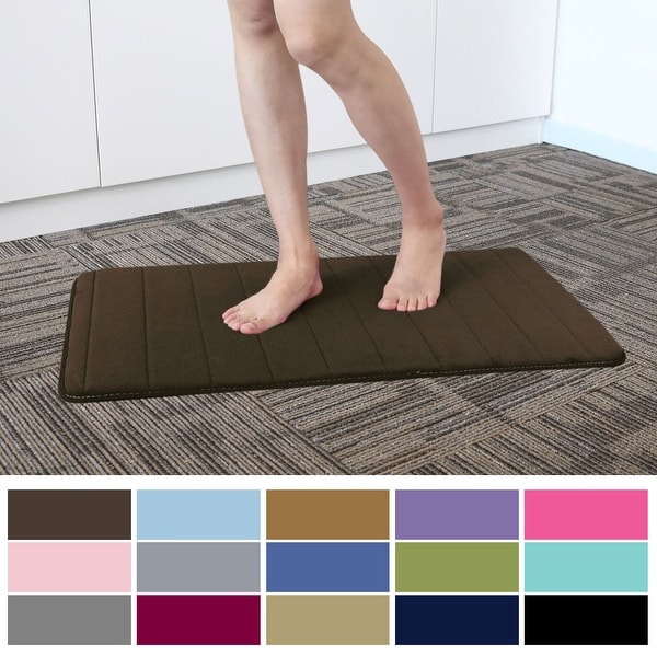Absorbent Memory Foam Carpet Bath Bathroom Bedroom Rug Non Slip Shower 