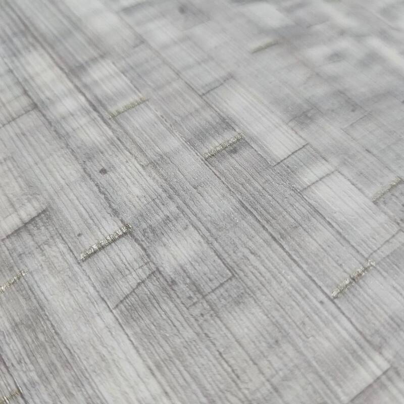 Veer Decor Faux Natural Straw Wallpaper