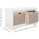 preview thumbnail 14 of 12, SAFAVIEH Landers 2-Drawer with Cushion Storage Bench - 32.3" W x 15" L x 19" H