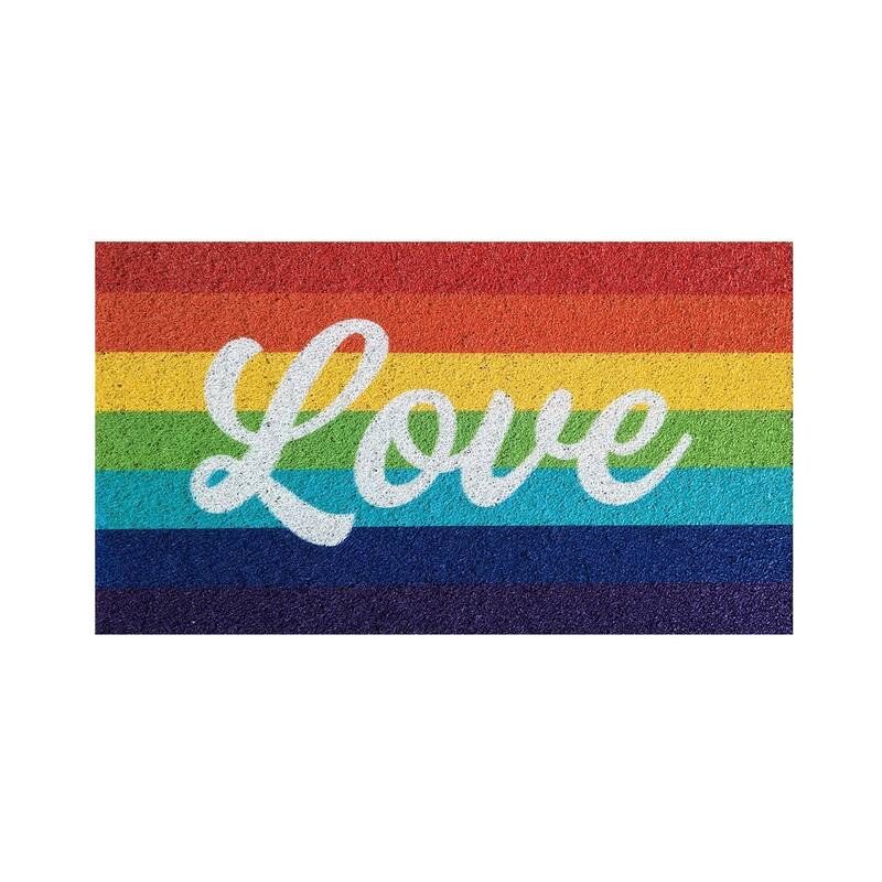 28" x 16" PVC Trapper Mat, Love