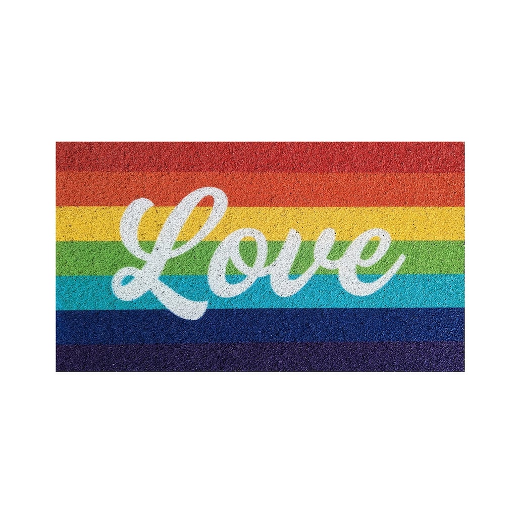 28" x 16" PVC Trapper Mat, Love