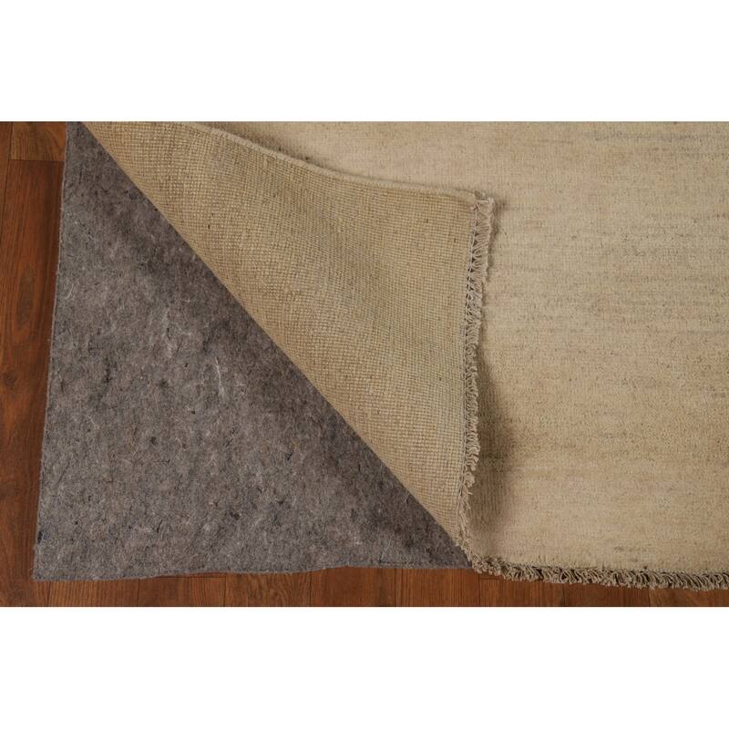 Modern Gabbeh Oriental Runner Rug Handmade Wool Carpet - 3'3"x 6'6"