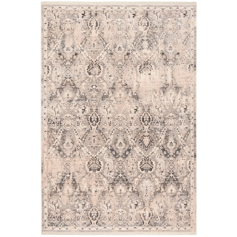 SAFAVIEH Vintage Boho Persian Genesia Oriental Polyester Rug with - 5' x 7'6" - Grey/Blue