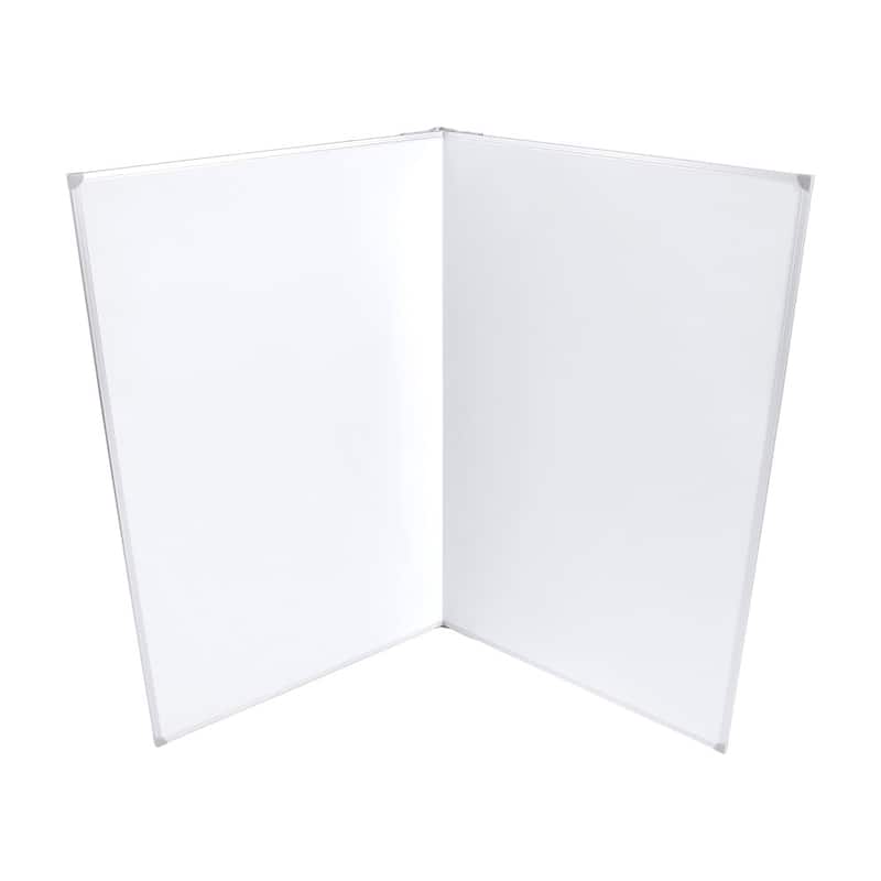 Aluminum Magnetic Dry Erase Board with Wall Mount, Marker Tray