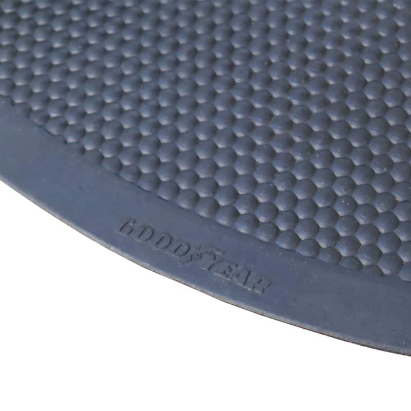 Rubber-Cal Rubber "BBQ Under Grill Mat" - 5mm x 32" Diameter Round Mat - 32in Diameter