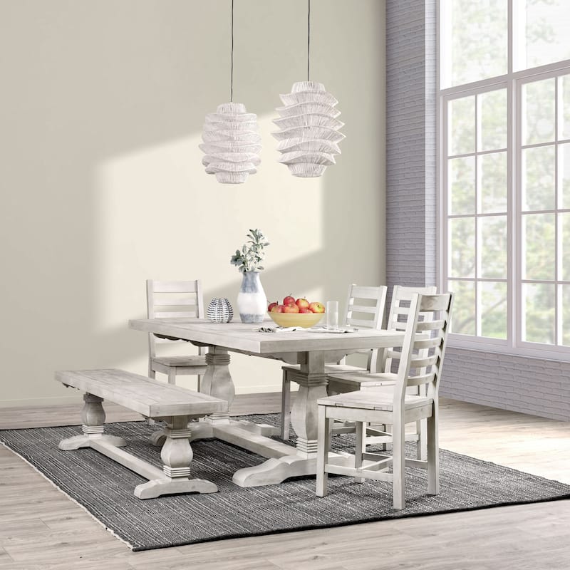 Quincy 78" Dining Table in Nordic Ivory by Kosas Home