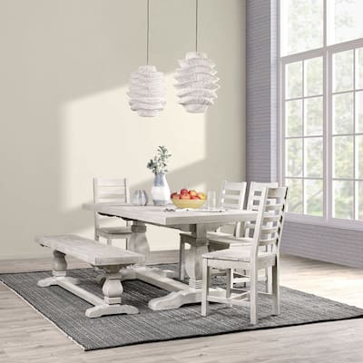 Quincy 78" Dining Table in Nordic Ivory by Kosas Home