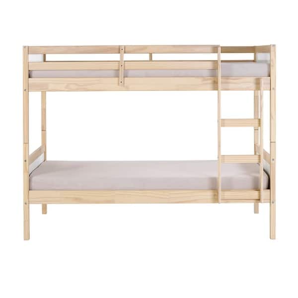 slide 2 of 14, MOD Twin Over Twin Bunk Bed White - Twin