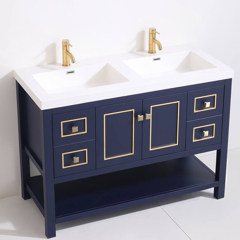 Davis 48" Double Bathroom Vanity Set