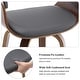 preview thumbnail 86 of 186, 26"/29" Faux Leather Swivel Bar Stools, Wood Counter Stool