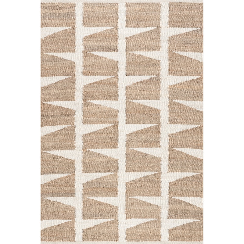 Nuloom Esti Geometric Jute Area Rug
