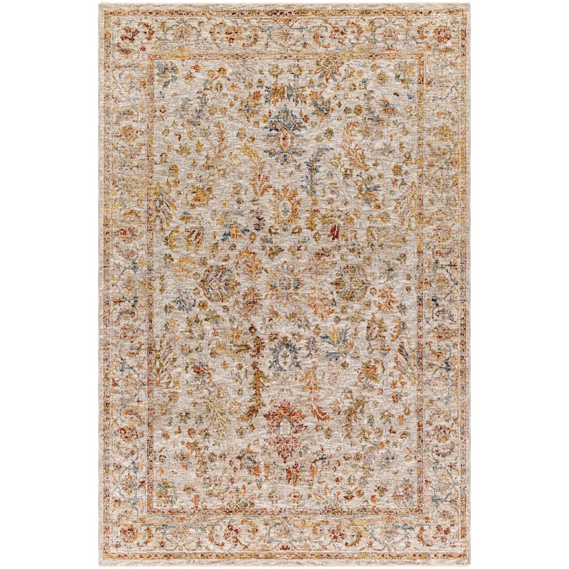 Raiden Traditional Area Rug - 2' 7" x 3' 11" - Tan/Multi