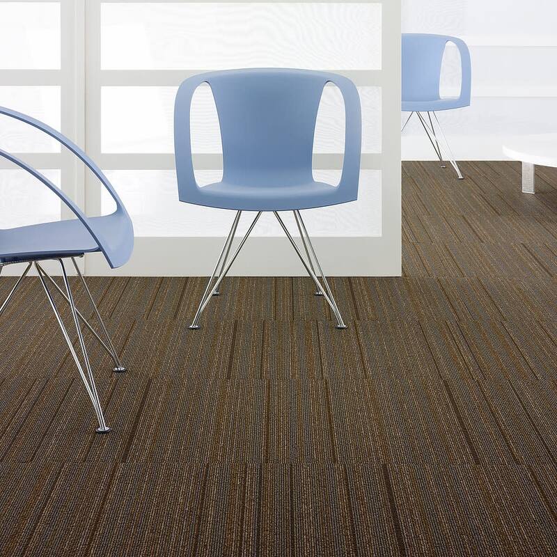 Shaw Philadelphia Commercial Wired 24" x 24" Glue Down Carpet Tile -