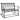Black Rocking Garden Bench - 43.3x36.6x32.6