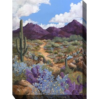 Purple Majesty Outdoor Art 30x40 - Bed Bath & Beyond - 37099311