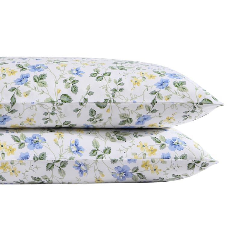 Laura Ashley Soft & Silky Sateen Printed Cotton Sheet Set