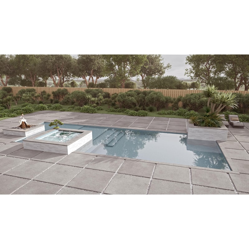 Cliffside 8 in. x 22 in Panel and 8 in. x 24 in. Corner Honed Marble Wall Tile