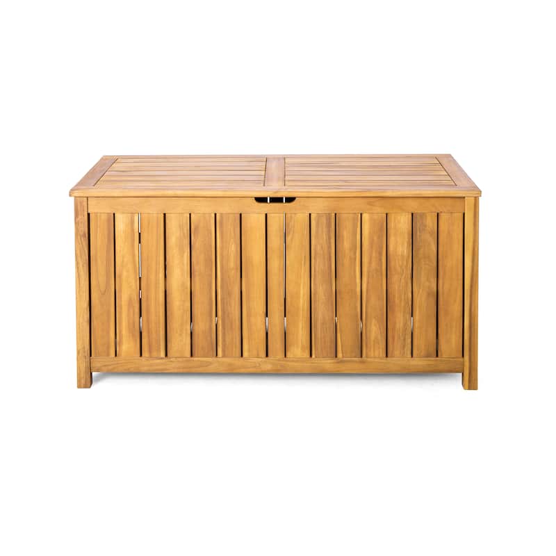 Alberta Outdoor Acacia Wood 100 Gallon Storage Deck Box by Christopher Knight Home
