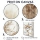 preview thumbnail 3 of 5, Designart "Beige White Boho Plant Chic II" Boho Feather Canvas Wall Art - Traditional Wall Decor Art Red Wall Art Print