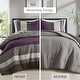 preview thumbnail 16 of 60, Chelsea Square Cascade Reversible Plush Faux Suede Comforter Set