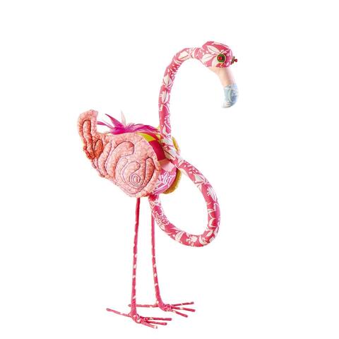Tall Flamingo Figurine - 15" x 9" x 29"