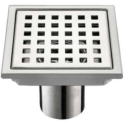6'' W Grid Shower Drain