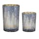 Option Blue-White-Candle Holder