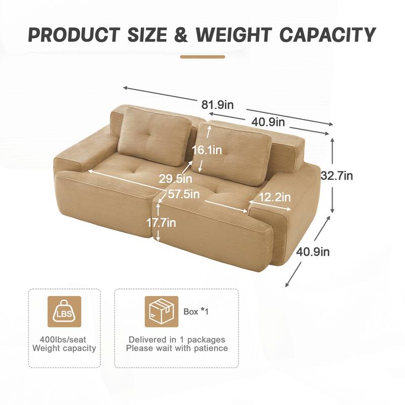 Modular Sectional Sofa for Living Room