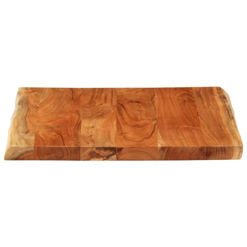vidaXL Table Top Replacement Board Tabletop Accessory Solid Wood Live Edge