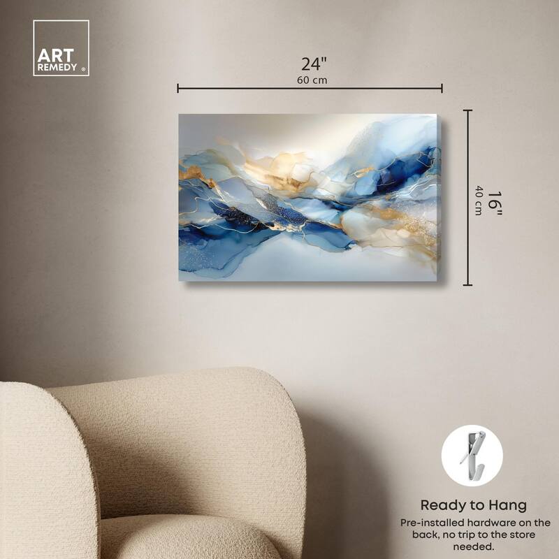 Postmodern Flow I Canvas by Art Remedy, Gallery Wrapped