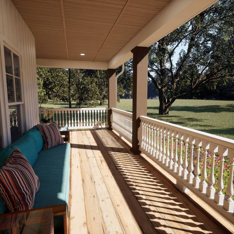 Endurathane 500 Series Calico Baluster, Factory Primed Polyurethane