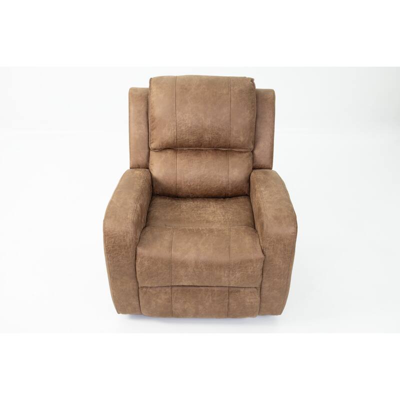 Luxurious Single Recliner with Horizontal and Vertical Tufting for Unmatched Comfort and Style
