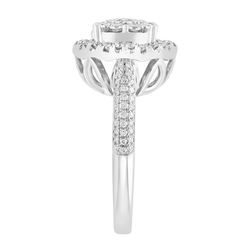 Effy Women's 14K White Gold Diamond Ring