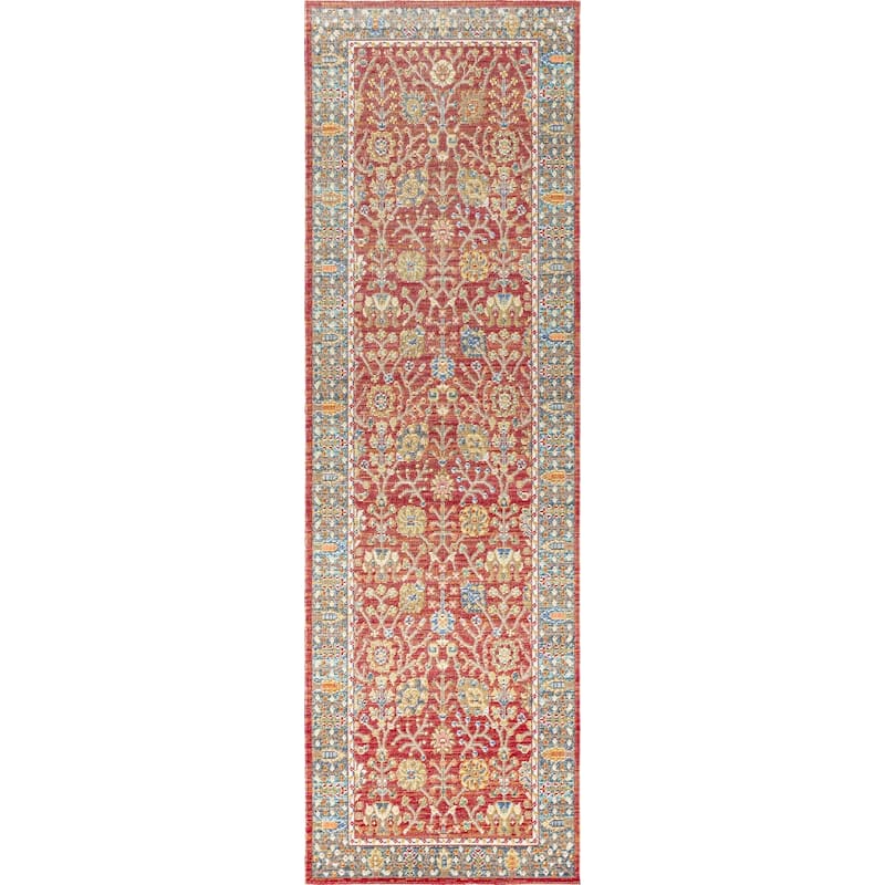 JONATHAN Y Alba Flower and Vine Area Rug